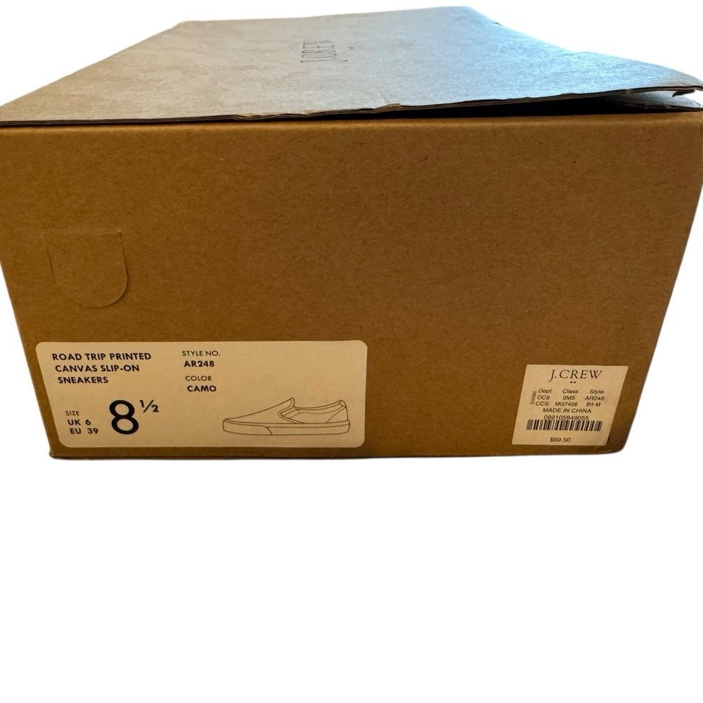 J. Crew Camo Slip-On Sneakers 8.5 - Picture 15 of 15